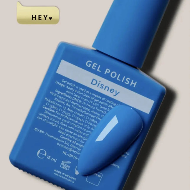 HEYLOVE Gel Polish Disney 15ml - Blue - Gel Nail Polish