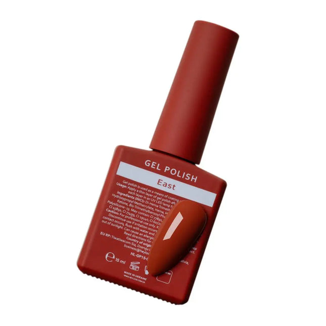 HEYLOVE Gel Polish East 15ml - Orange Brown