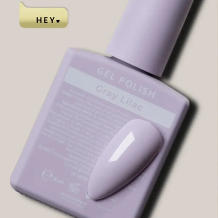 HEYLOVE Gel Polish Gray Lilac 15ml - Light Violet - Gel Nail Polish