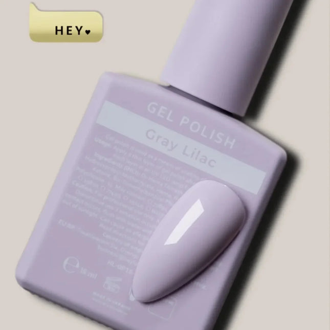 HEYLOVE Gel Polish Gray Lilac 15ml - Light Violet - Gel Nail Polish
