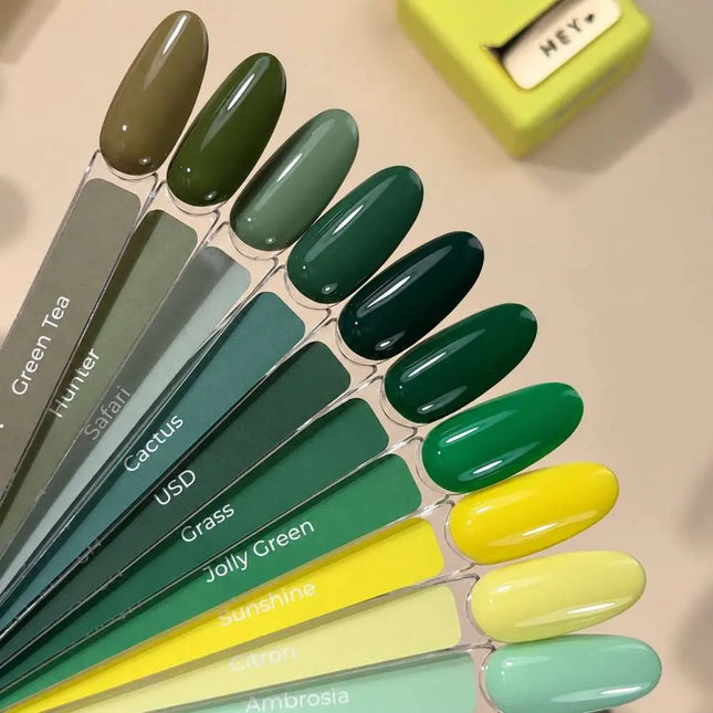 Βερνίκι Gel HEYLOVE Ambrosia 15ml - Color Light Green