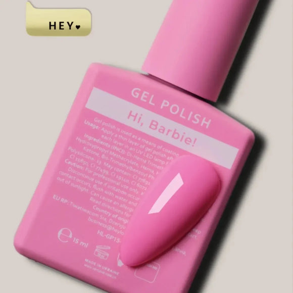 HEYLOVE Gel Polish Hi Barbie 15ml Hot Pink - Gel Nail Polish