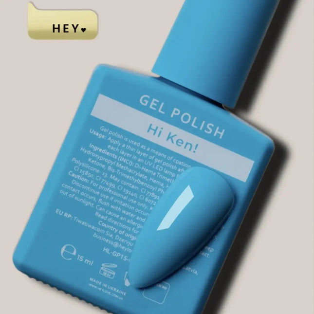 HEYLOVE Gel Polish Hi Ken 15ml Light Blue - Gel Nail Polish