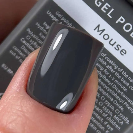 HEYLOVE Gel-Nagellack Mouse 15ml - Dunkelgrau