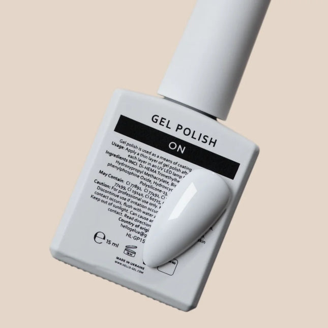 HEYLOVE Gel Polish On 15ml - White - Gel Nail Polish