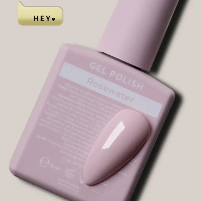 HEYLOVE Gel Polish Rosewater 15ml - Pastel Pink - Gel Nail Polish