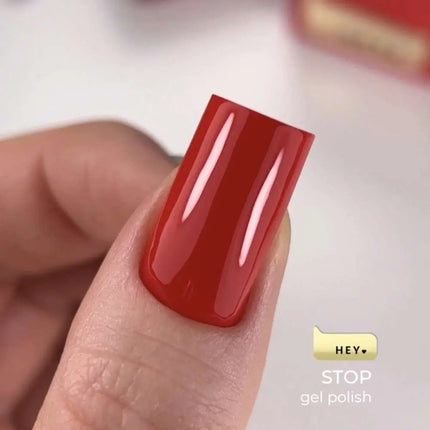 Βερνίκι Gel HEYLOVE Stop 15ml - Classic Red