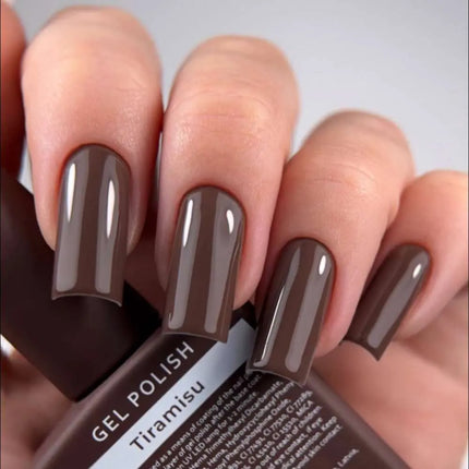 HEYLOVE Gel-Lack Tiramisu 15ml - Dunkle Schokolade
