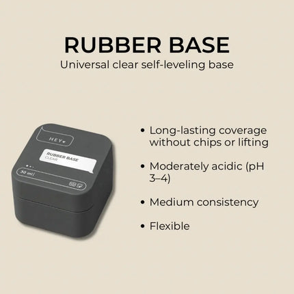 HEYLOVE Rubber base Clear 30 ml