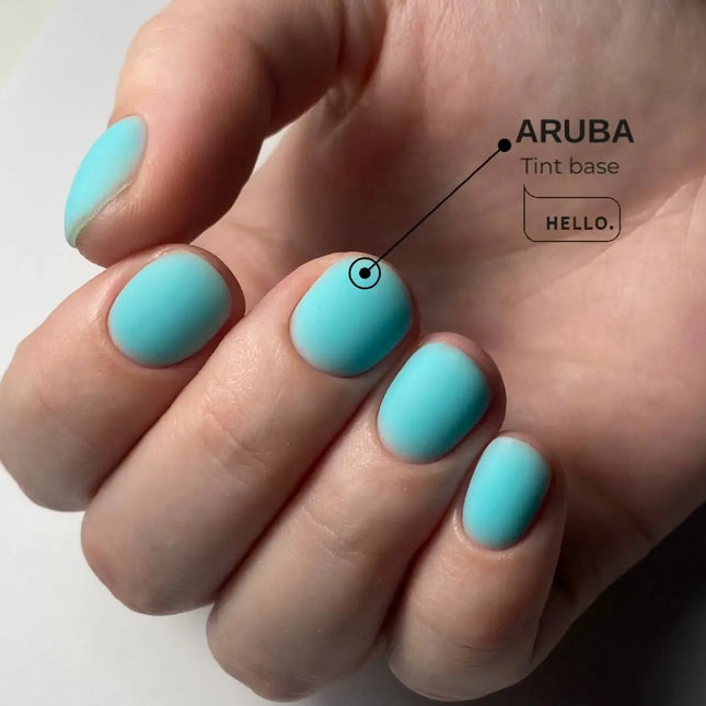 Κάλυψη Tint Base Χρώμα Aruba "Turquoise" 15 ml HEYLOVE