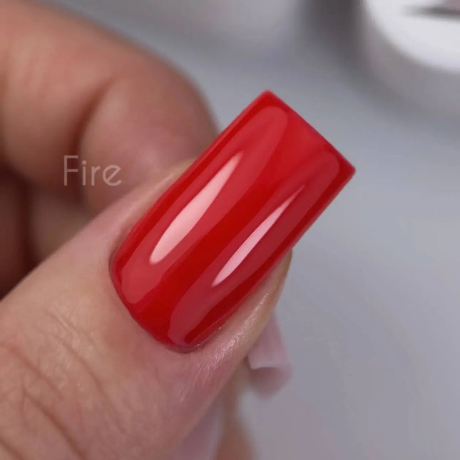 Κάλυψη Tint Base Χρώμα Φωτιά "Φωτεινό κόκκινο" 15 ml HEYLOVE
