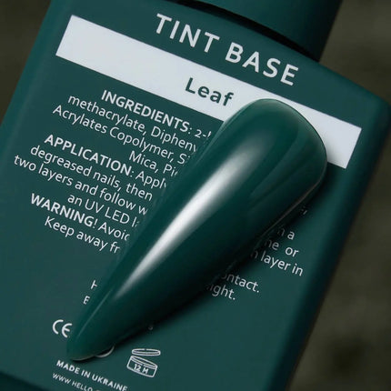 Κάλυψη Tint Base Χρώμα Φύλλο "Σκούρο πράσινο" 15 ml HEYLOVE