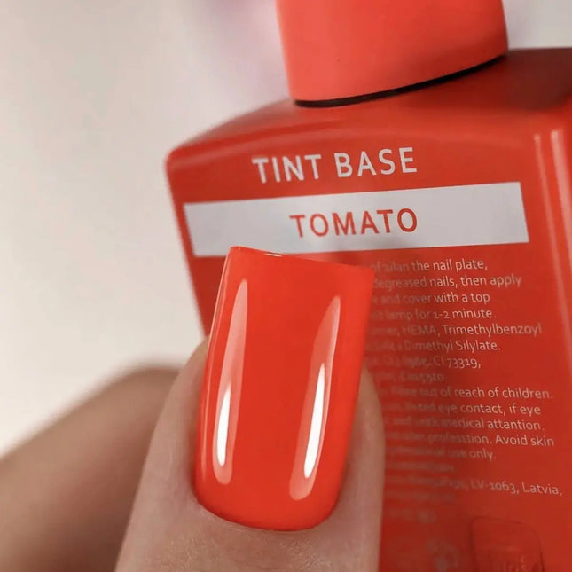 Κάλυψη Tint Base Χρώμα Ντομάτα "Φωτεινό κόκκινο" 15 ml HEYLOVE