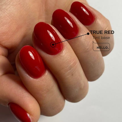 Κάλυψη Tint Base Χρώμα Αληθινό Κόκκινο "Classic red" 15 ml HEYLOVE