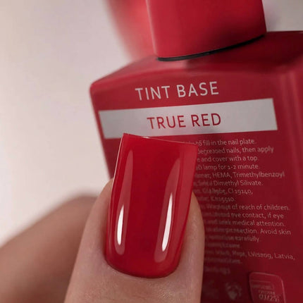 Κάλυψη Tint Base Χρώμα Αληθινό Κόκκινο "Classic red" 15 ml HEYLOVE