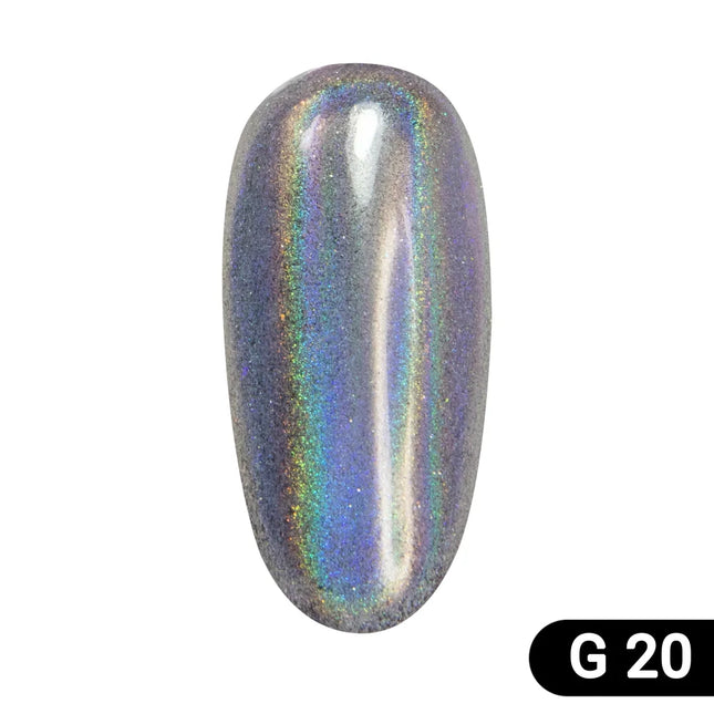 Holographic powder Silver - Decor for nail