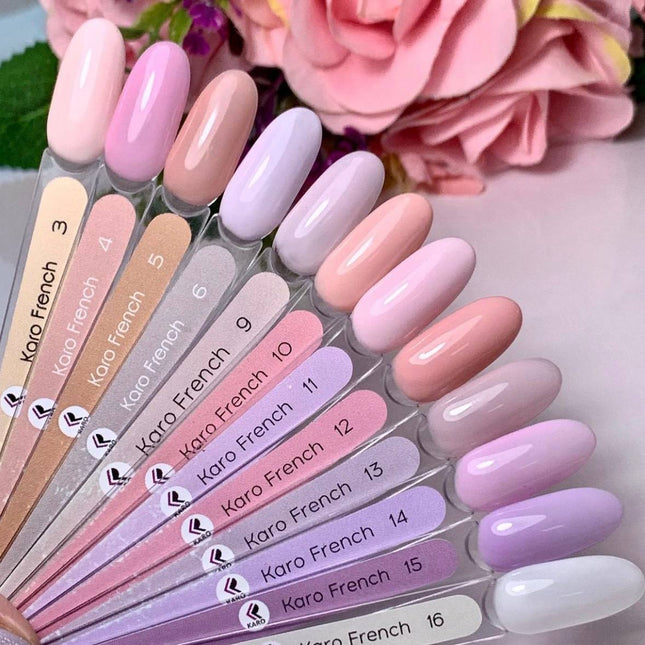 Gel Polish French 15 translucent light lavander 8ml KARO