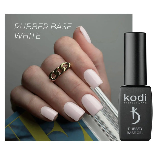 Βάση από καουτσούκ Gel "White" 8 ml Kodi Professional