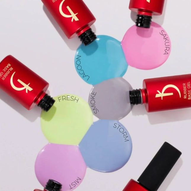 Color Rubber Base Gel Harmony Fresh 7 ml. Kodi Professional