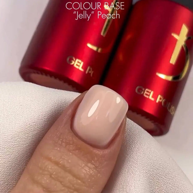 Color Rubber Base Gel Jelly Peach 7 ml. Kodi Professional