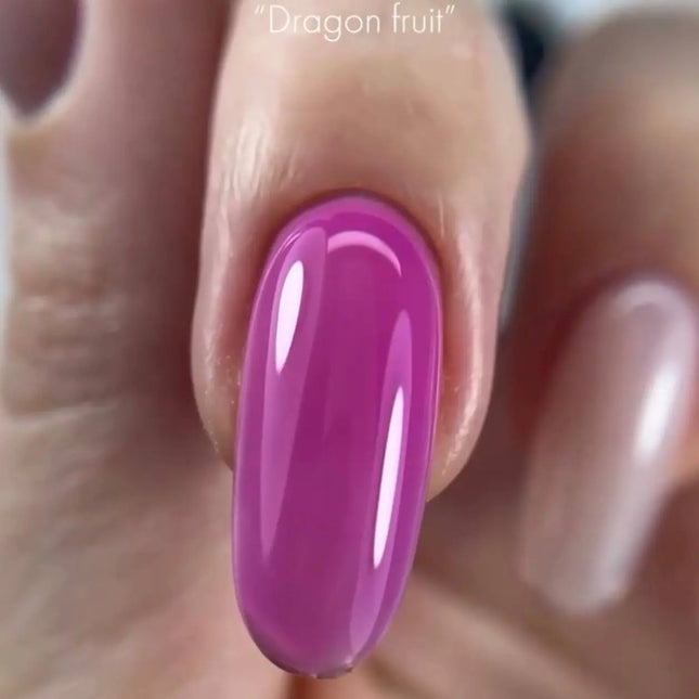 Color Rubber Base Gel Macarons Dragon Fruit 7 ml. Kodi Professional