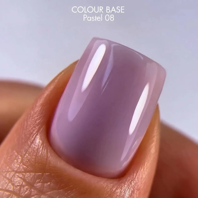 Color Rubber Base Gel Pastel Nº8 7 ml. Kodi Professional