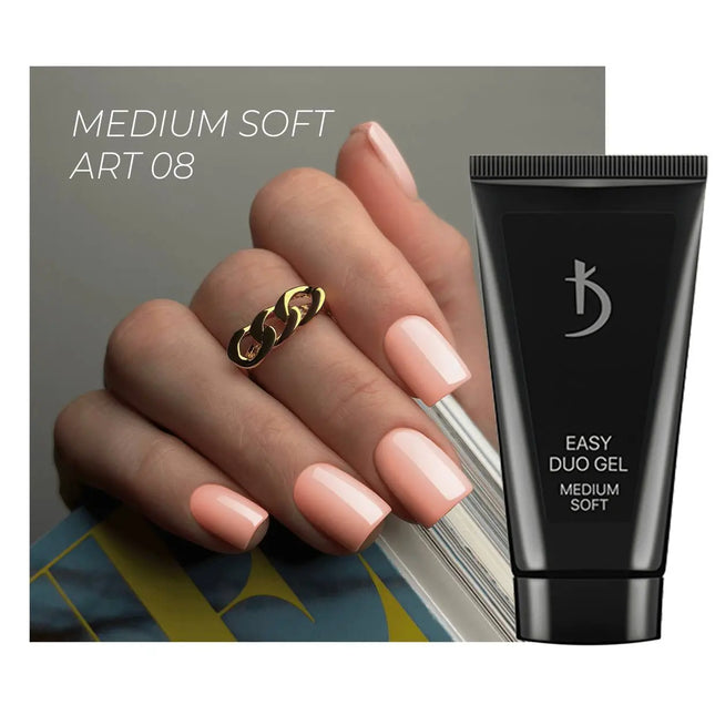 Gel dúo fácil Kodi, medio blando, tono artístico n.º 08, 60 g