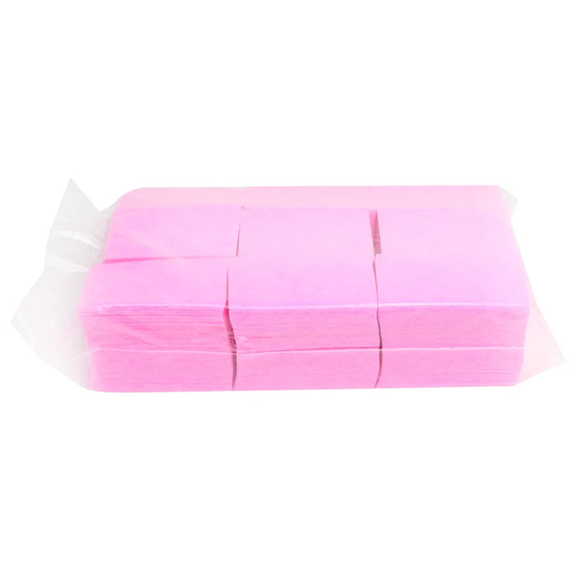 Lint Free Cotton Wipes Pink 1000pcs - Disposable tissue