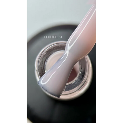 Liquid Gel №14 15 ml Saga Professional - Bottle gel