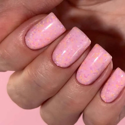 Luna Tutti Frutti Strato di base №11 Pink con scaglie decorative colorate 13ml