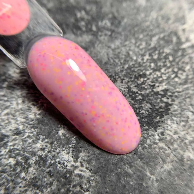 Luna Tutti Frutti Basislaag №11 Pink met kleurrijke decoratieve vlokken 13ml