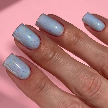 Luna Tutti Frutti Base №18 Light Blue with multicolored flakes 13ml