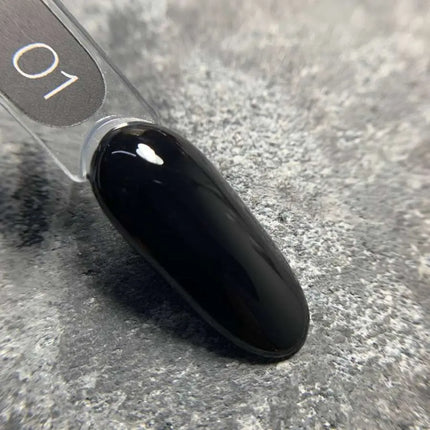 Luna Gel Polish №001 Farbe Schwarz 8ml