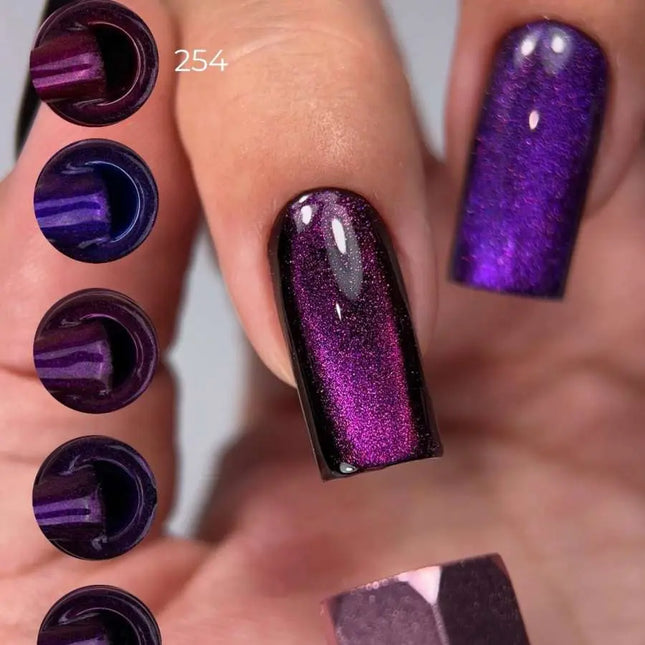 Luna Gel Polish №254 Cat Eye Berry 13ml