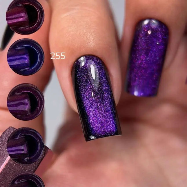 Luna Gel Polish №255 Cat Eye Blauw Violet 13ml
