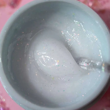 Gel Luna Diamond №06 Latte con foglia olografica 15ml