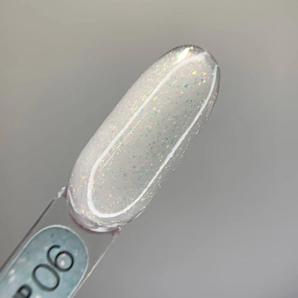 Gel Luna Diamond №06 Latte con foglia olografica 15ml