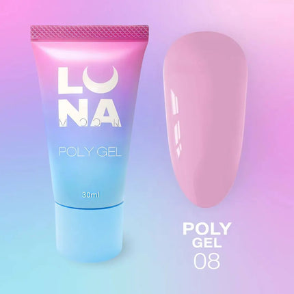 Luna Poly Gel č. 8 tmavoružová 30 ml