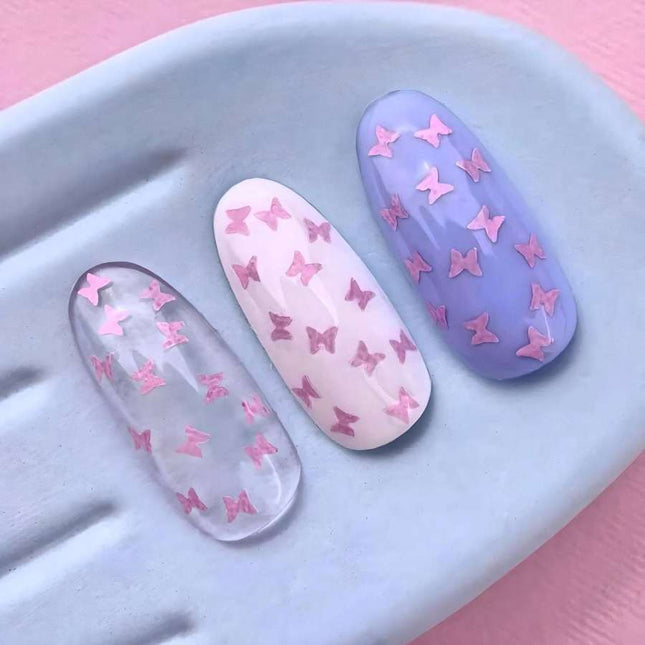 Luna Toplaag Butterfly Pink met roze decoratieve elementen 13ml