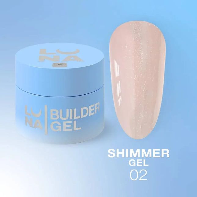 Gel Luna Shimmer n°2 Milky Pink 15 ml