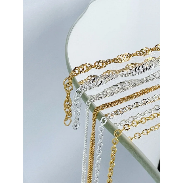 Metal chains - 01 - Decor for nail