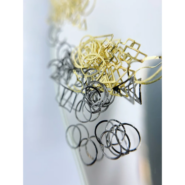 Metal gold decor - Decor for nail