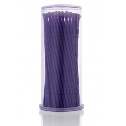 Micro Brush Regular (100 pcs.) Purple Kodi Professional - Eyebrow and eyelash brushes