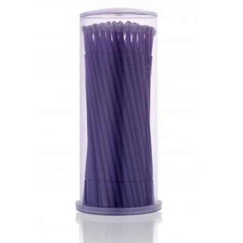 Micro Brush Regular (100 pcs.) Purple Kodi Professional - Eyebrow and eyelash brushes