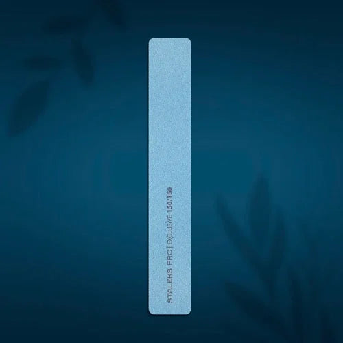 Mineral broad straight nail file Staleks Pro Exclusive 150/150 grit NFX-32/9 - Nail File