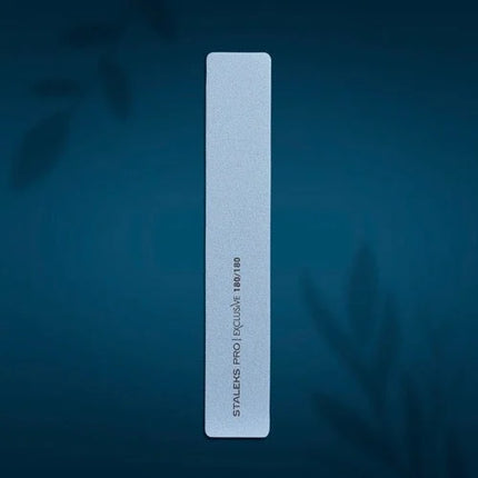 Mineral broad straight nail file Staleks Pro Exclusive 180/180 grit NFX-32/6 - Nail File