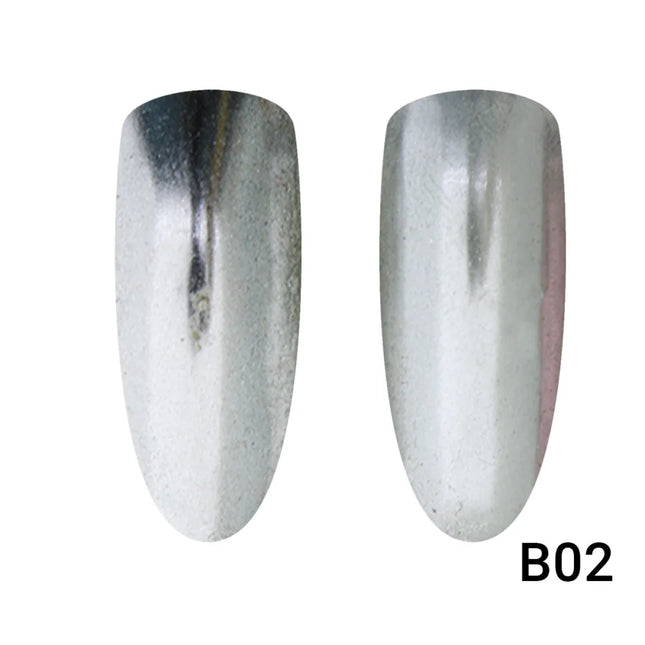 Mirror powder pigment Silver - Decor for nail