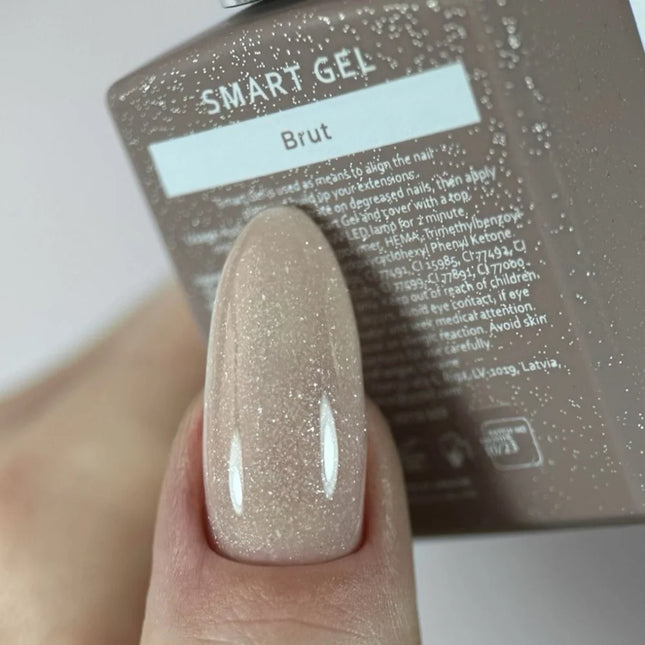 Modeling Gel for Nails (Liquid) – HEYLOVE Smart Gel ’Brut’ 15 ml - Bottle gel