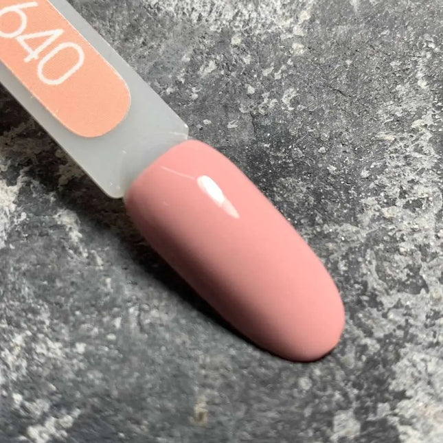 MOON Gel Polish №640 Peach with Cappuccino 8ml