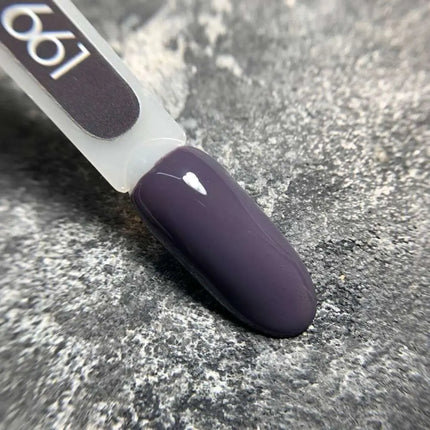 Esmalte en gel MOON №661 Gris carbón 8ml